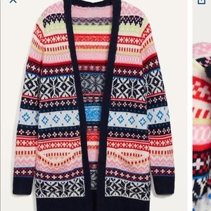 Women’s OLD NAVY FAIR ISLE Cardigan Sweater